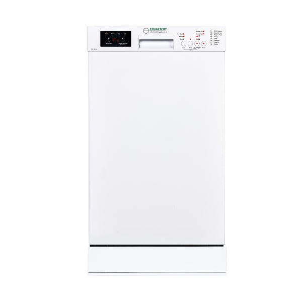 Equator 18 in Dishwasher 10 place+Wine Rack 3.4g QUIET 51 dB 110V E-Star ADA