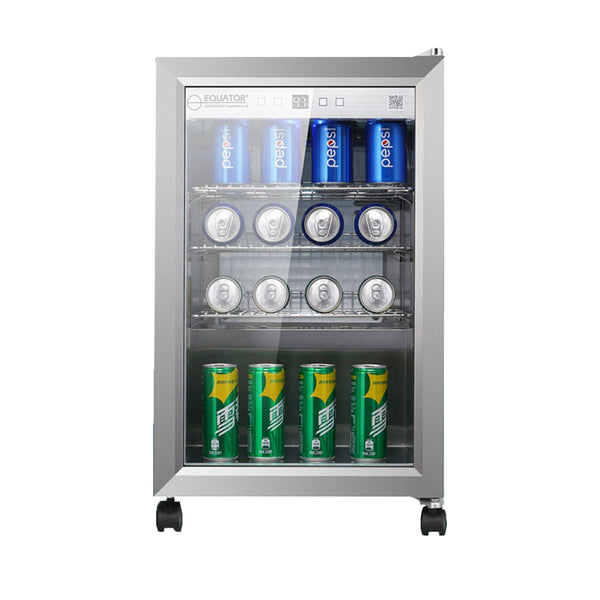 Equator 2.3cf Outdoor/Indoor Refrigerator IPX4 SS Builtin/FS 85 Cans Quiet 42dB